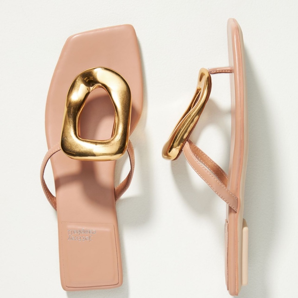 Jeffrey Campbell Linques-2 Thong Sandals leather